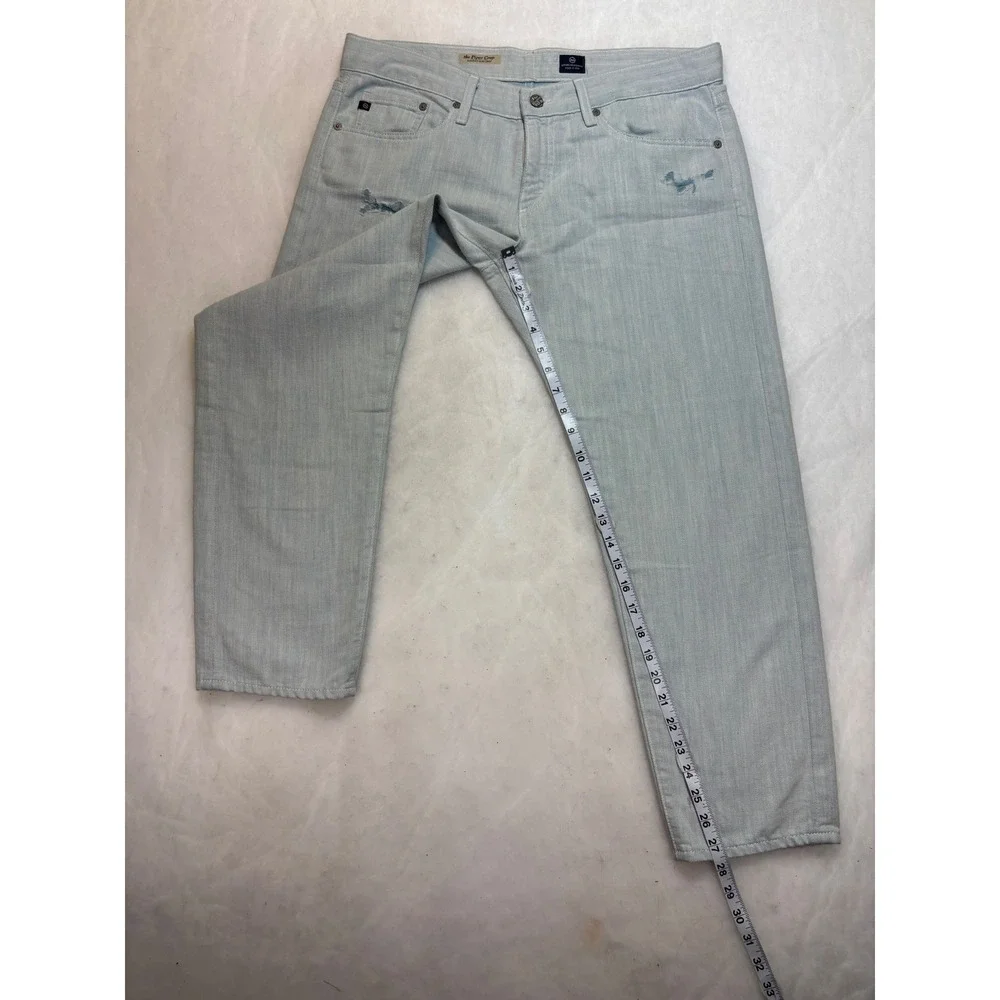 AG‎ Adriano Goldschmied The Piper Crop Slouchy Slim Jeans Distressed Size 27